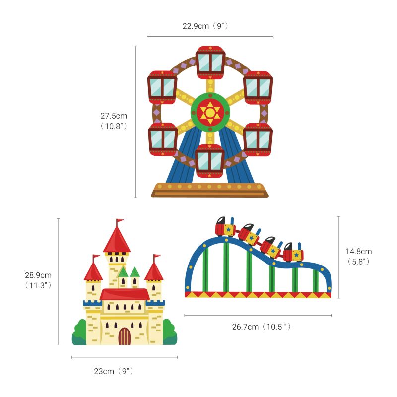 Amusement Park Wall Stickers