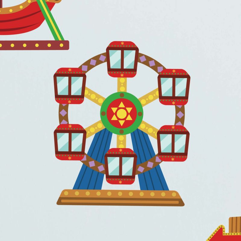 Amusement Park Wall Stickers
