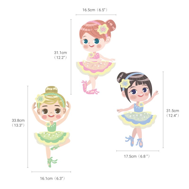 Ballerina Wall Stickers