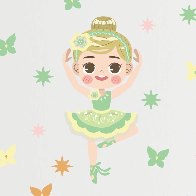 Ballerina Wall Stickers