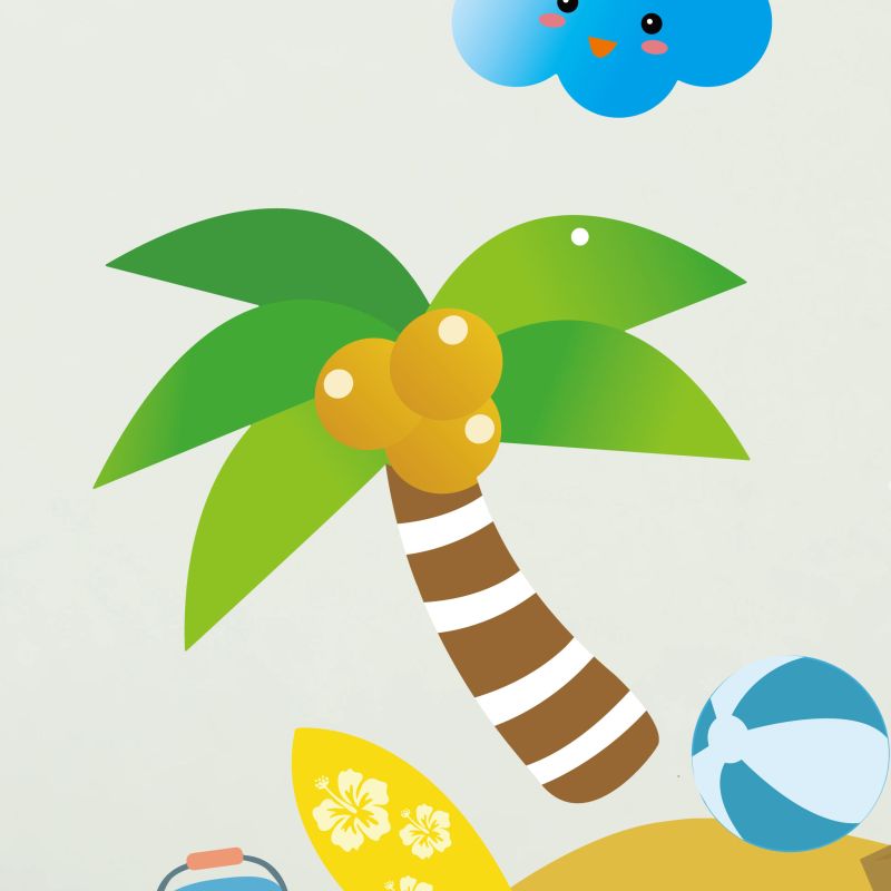 Beach Wall Stickers