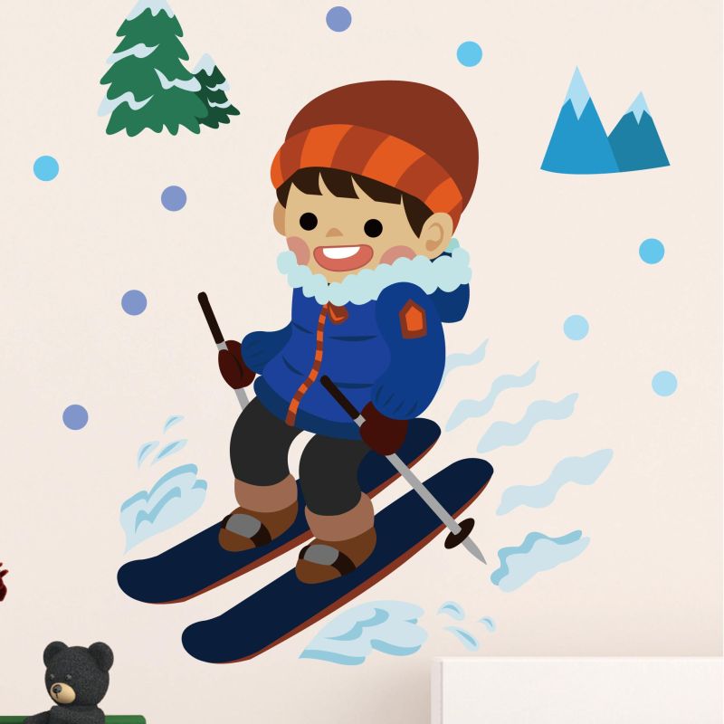 Boys In Seasons Wall Stickers