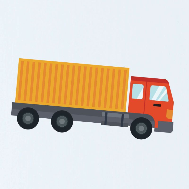 Construction Trucks Wall Stickers