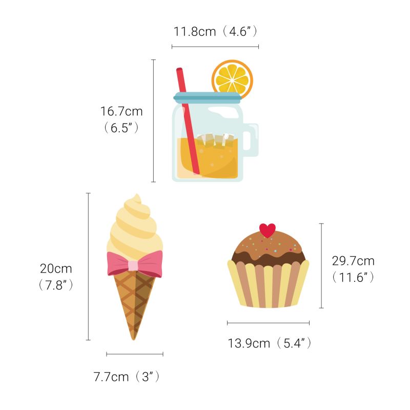 Desserts & Pastries Wall Stickers
