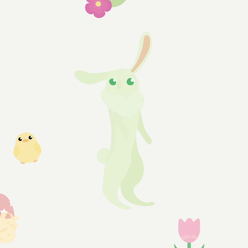 Easter Eggs & Bunnies Wall Stickers