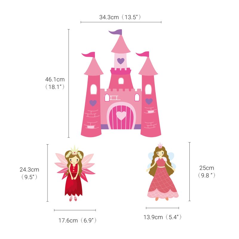 Fairy & Castle Wall Stickers