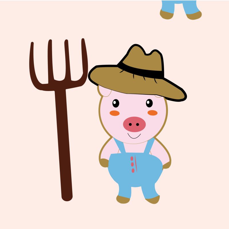 Farm Animals Wall Stickers