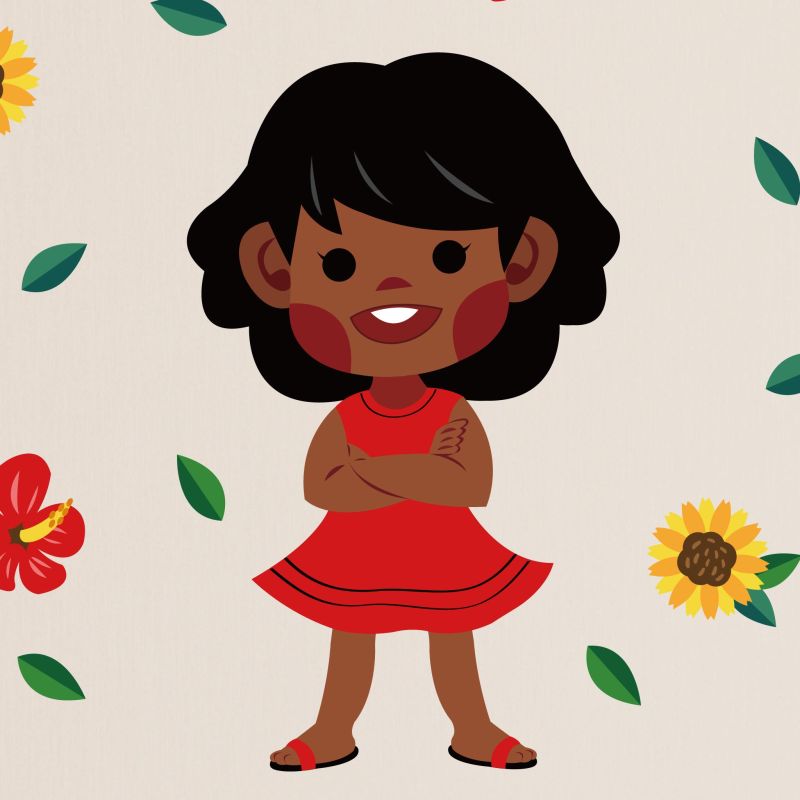 Girls In Seasons Wall Stickers