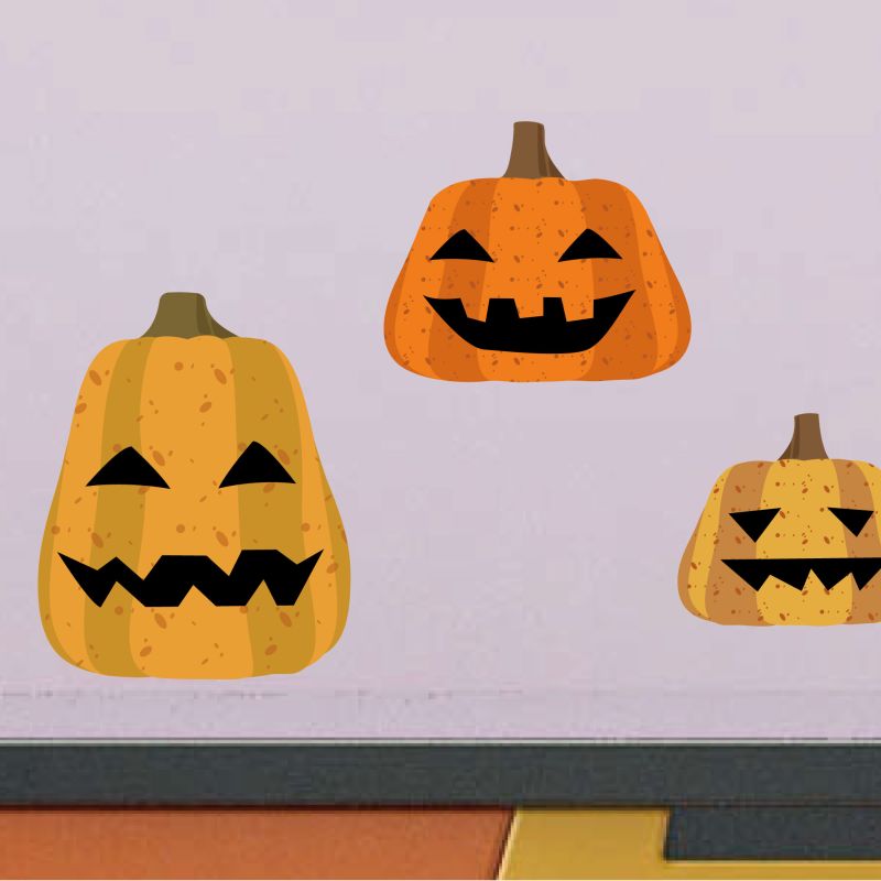 Halloween Skull Wall Stickers