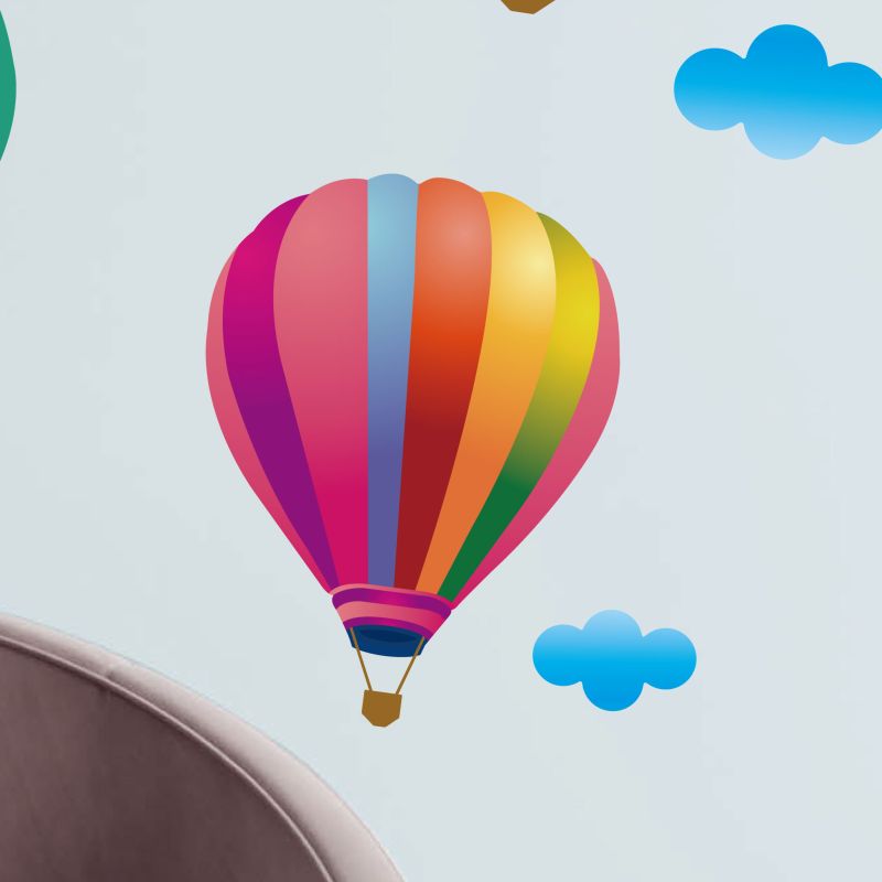 Hot Air Balloons Wall Stickers