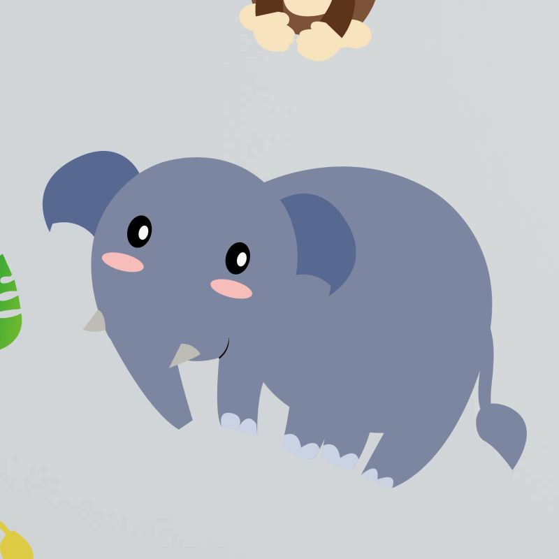 Jungle Animals Wall Stickers