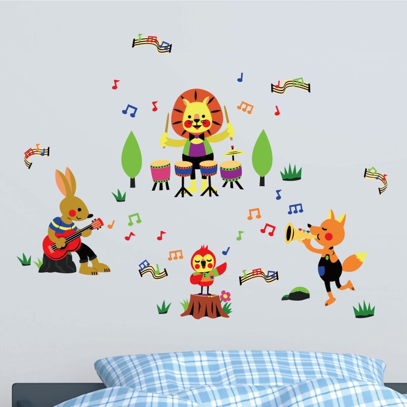 Jungle Band Wall Stickers
