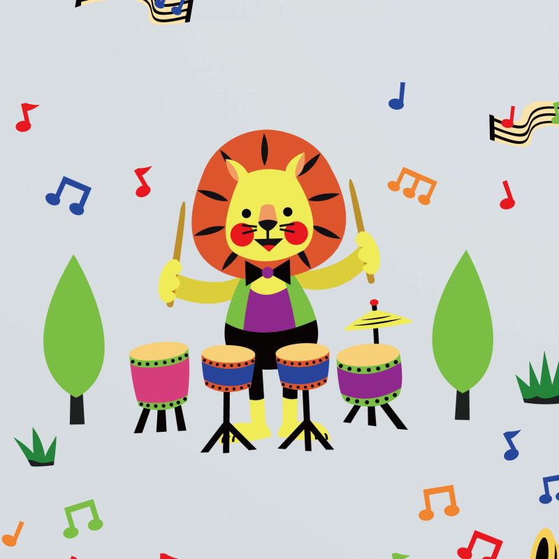 Jungle Band Wall Stickers
