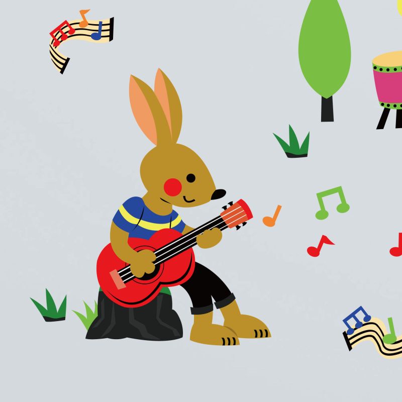 Jungle Band Wall Stickers