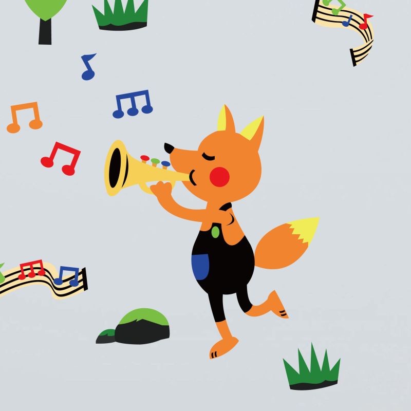 Jungle Band Wall Stickers
