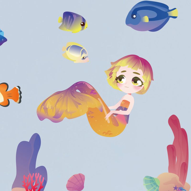 Mermaids Wall Stickers