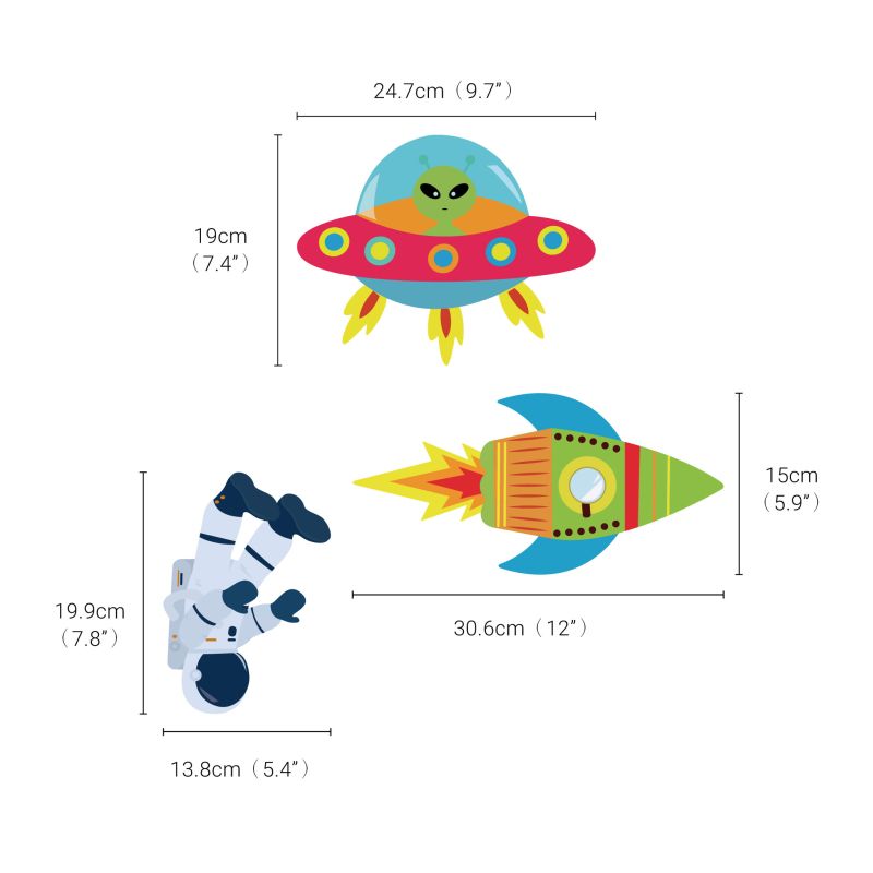 Outer Space Wall Stickers