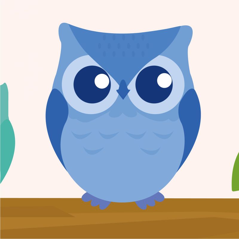 Owl Family Wall Stickers