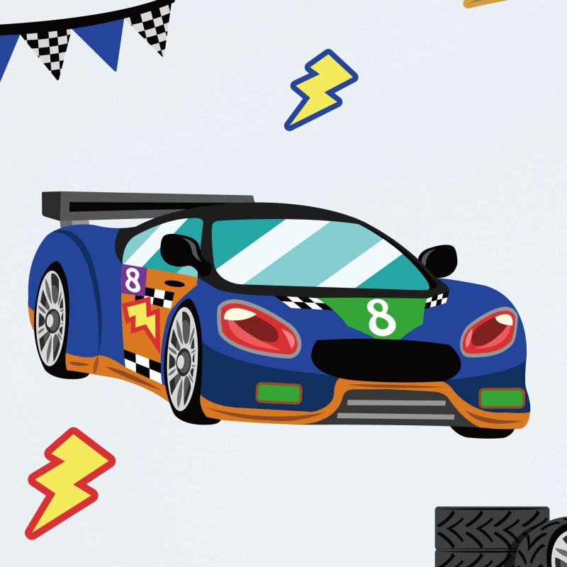 Racing Cars Wall Stickers