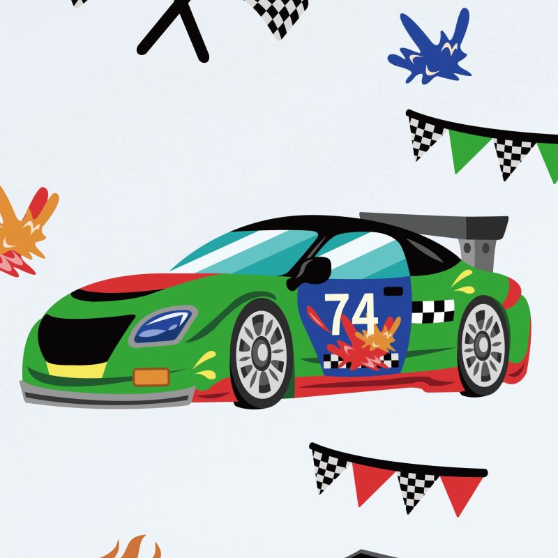 Racing Cars Wall Stickers