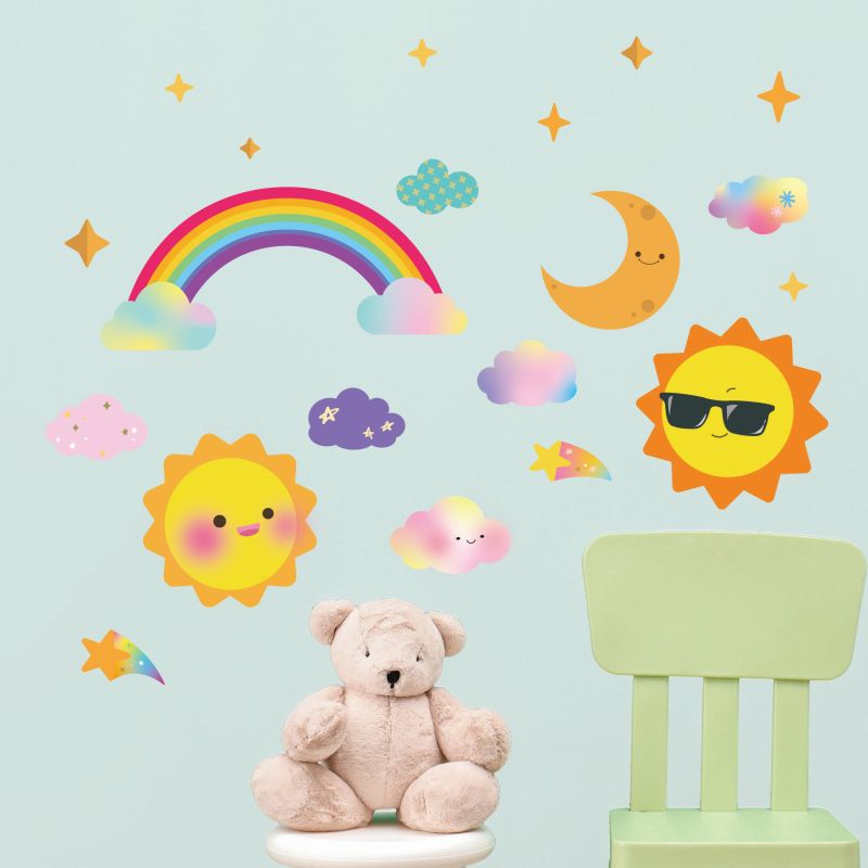 Sun & Moon Wall Stickers