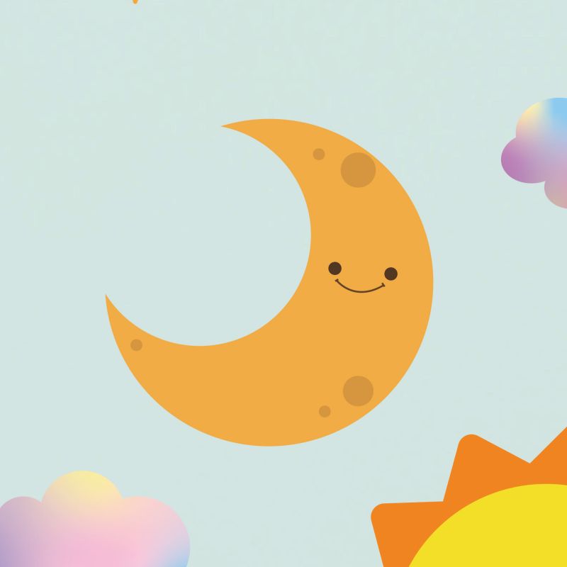 Sun & Moon Wall Stickers