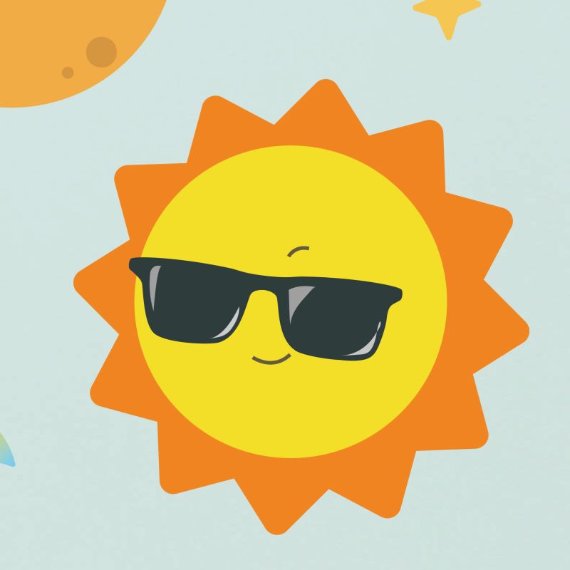 Sun & Moon Wall Stickers