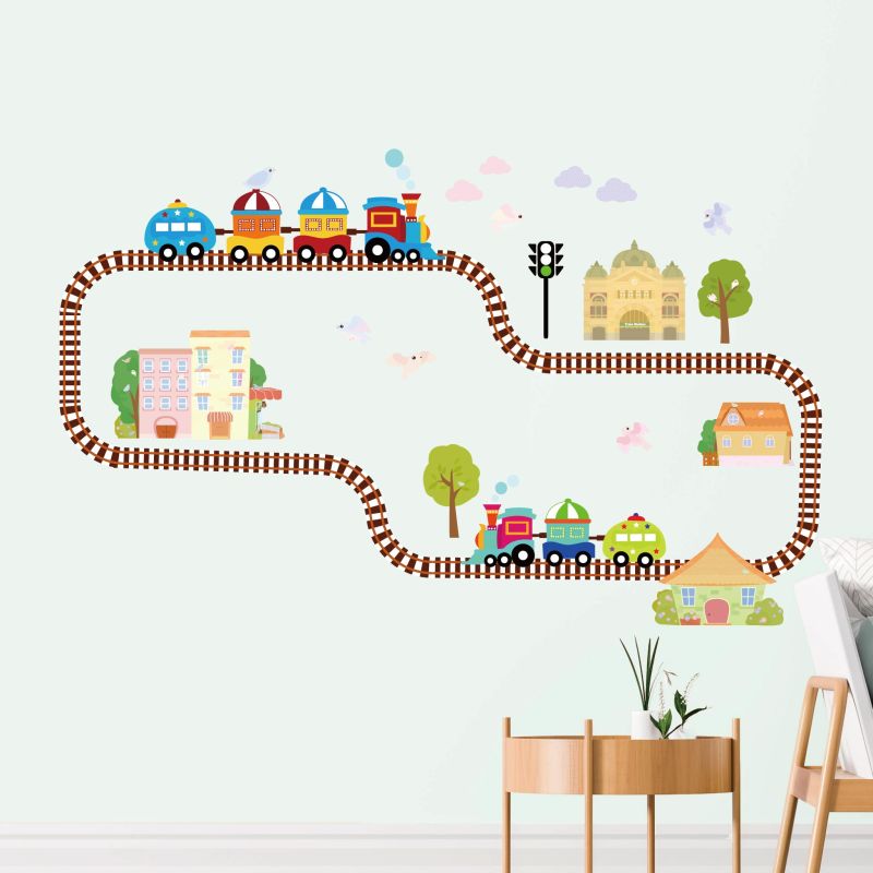 Trains & Tracks Wall Stickers