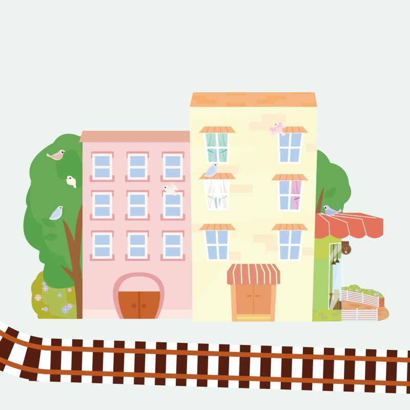 Trains & Tracks Wall Stickers