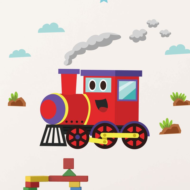 Transport Wall Stickers - Kids Collection