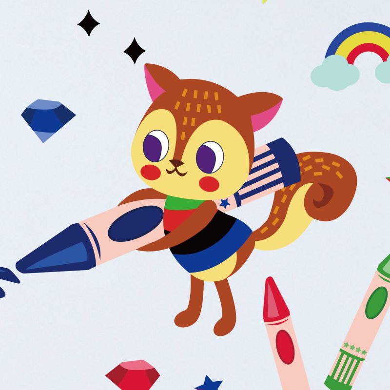 The World Of Drawing & Painting Wall Stickers