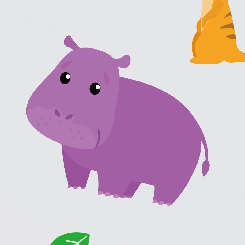 Zoo Animals Wall Stickers